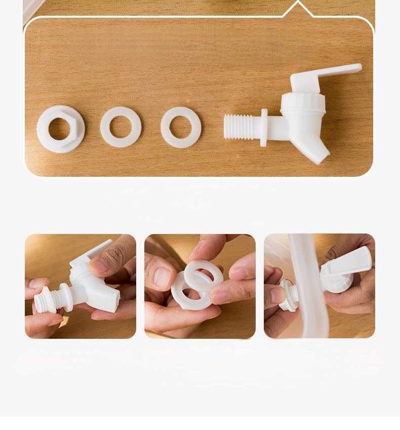 Large Capacity Refrigerator Cold Water Kettle with Tap Juice Lemon Fruit Tea Herbal Water Kettle Household Drink Bucket Cold Water Bucket