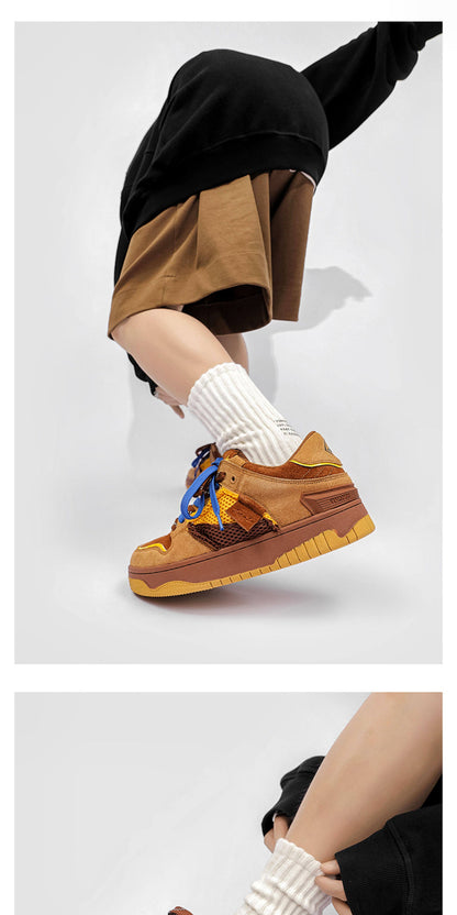 National Trend Retro Couple Skateboard Shoes