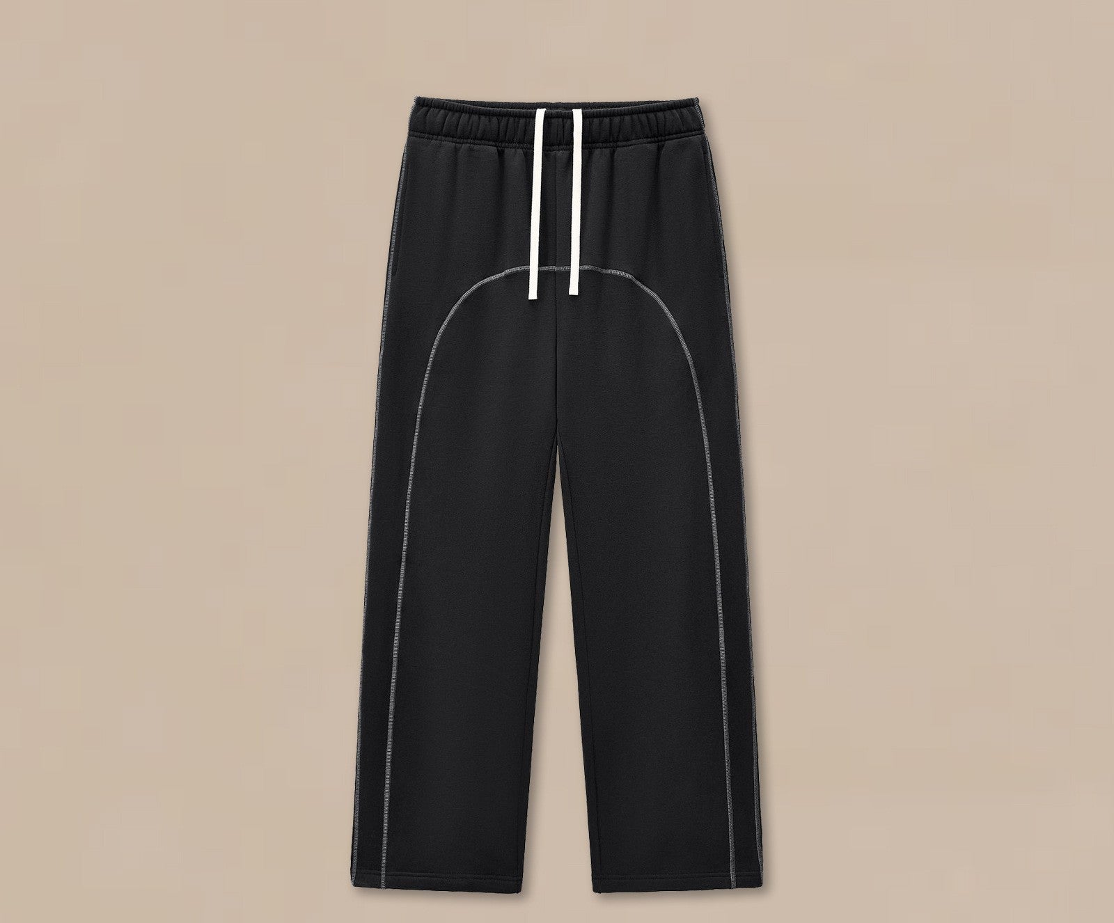 RS Men's Clothing | Cross-border 350G Hasselblad Line Boxy Hoodie Sweatshirt and Sweatpants Set, American Hip Hop Fleece Set 124