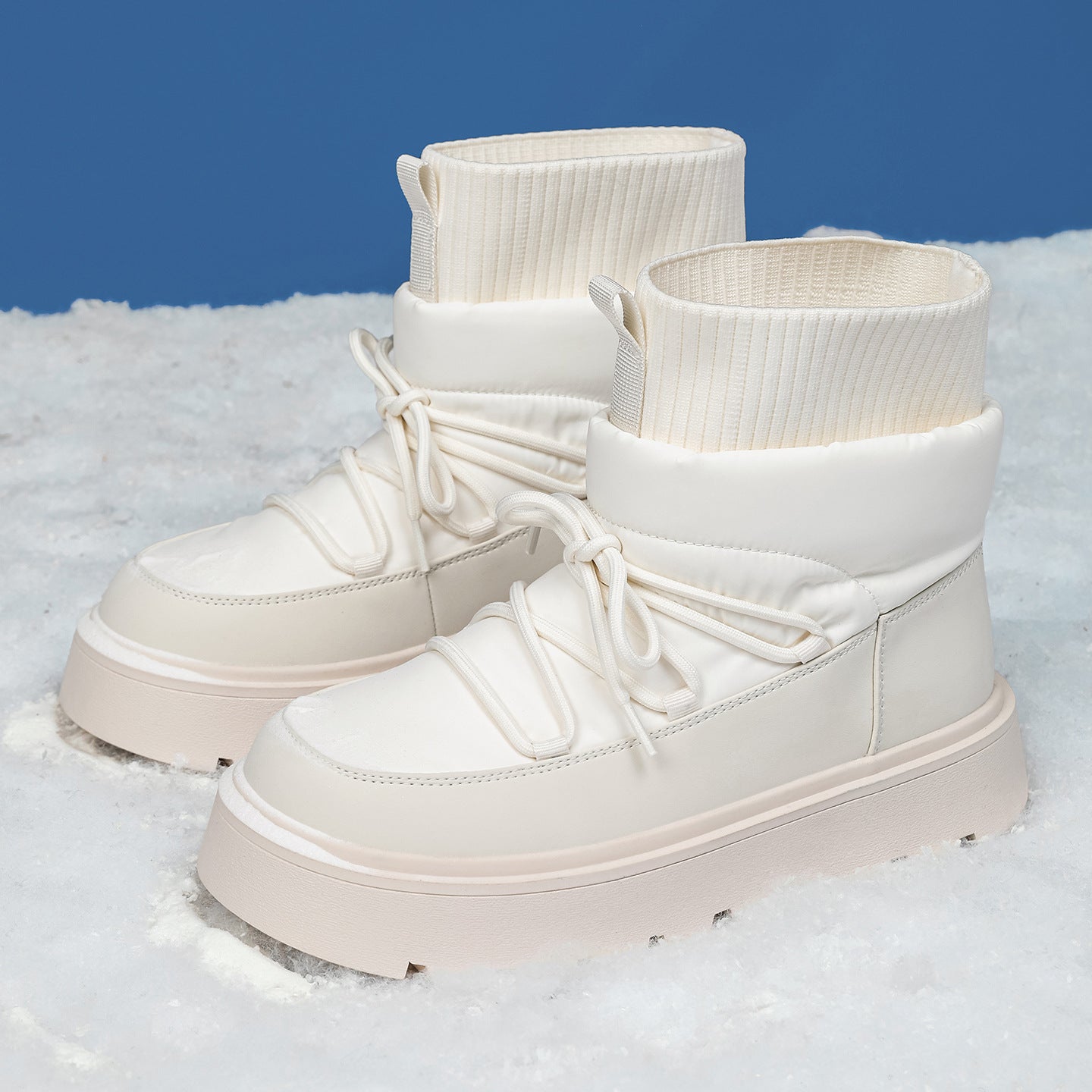 Waterproof Non-Slip Fleece Lined Snow Boots