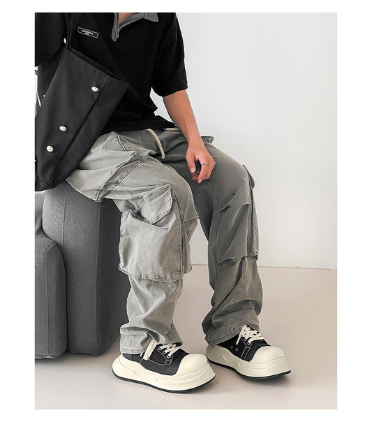 Versatile Casual Sneakers for Autumn Thick-Soled Height-Increasing shoes