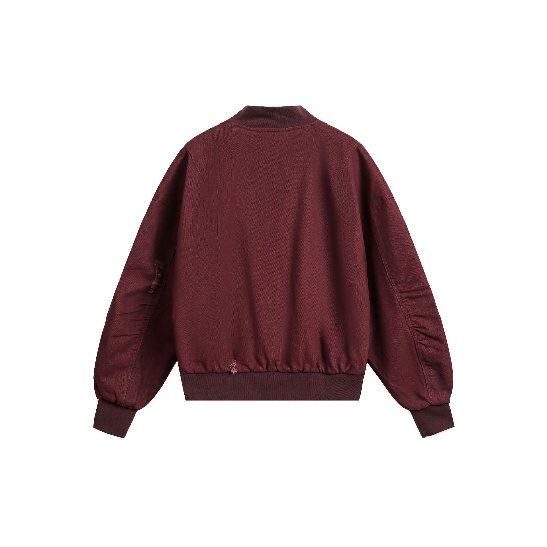 trendy brand, presents its 2025 Fall New American Retro Distressed Bomber Jacket/Baseball Jacket for Men and Women. 151