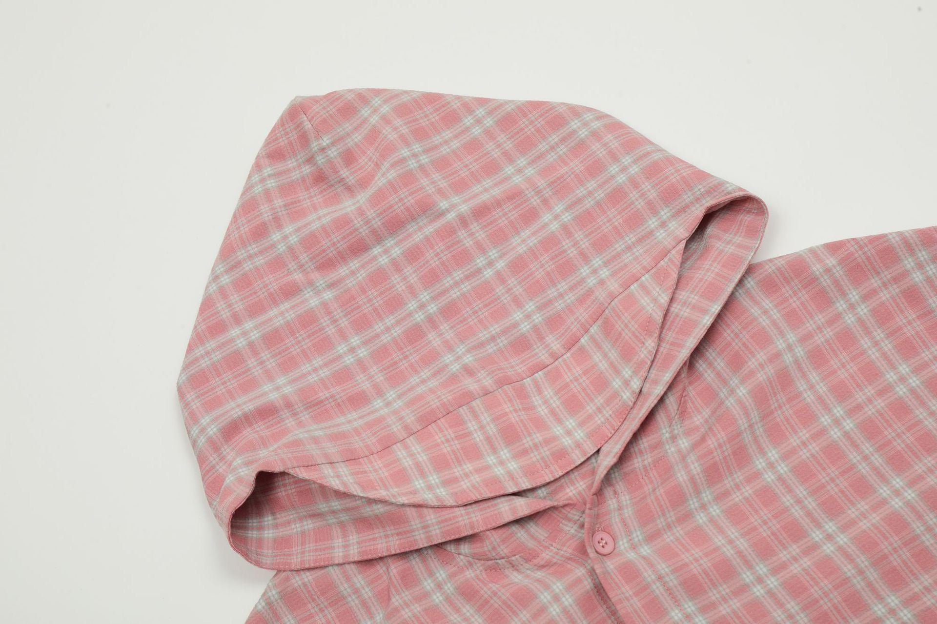 European and American High Street Vintage Craft Plaid Design Flannel Button Long Sleeve Shirt