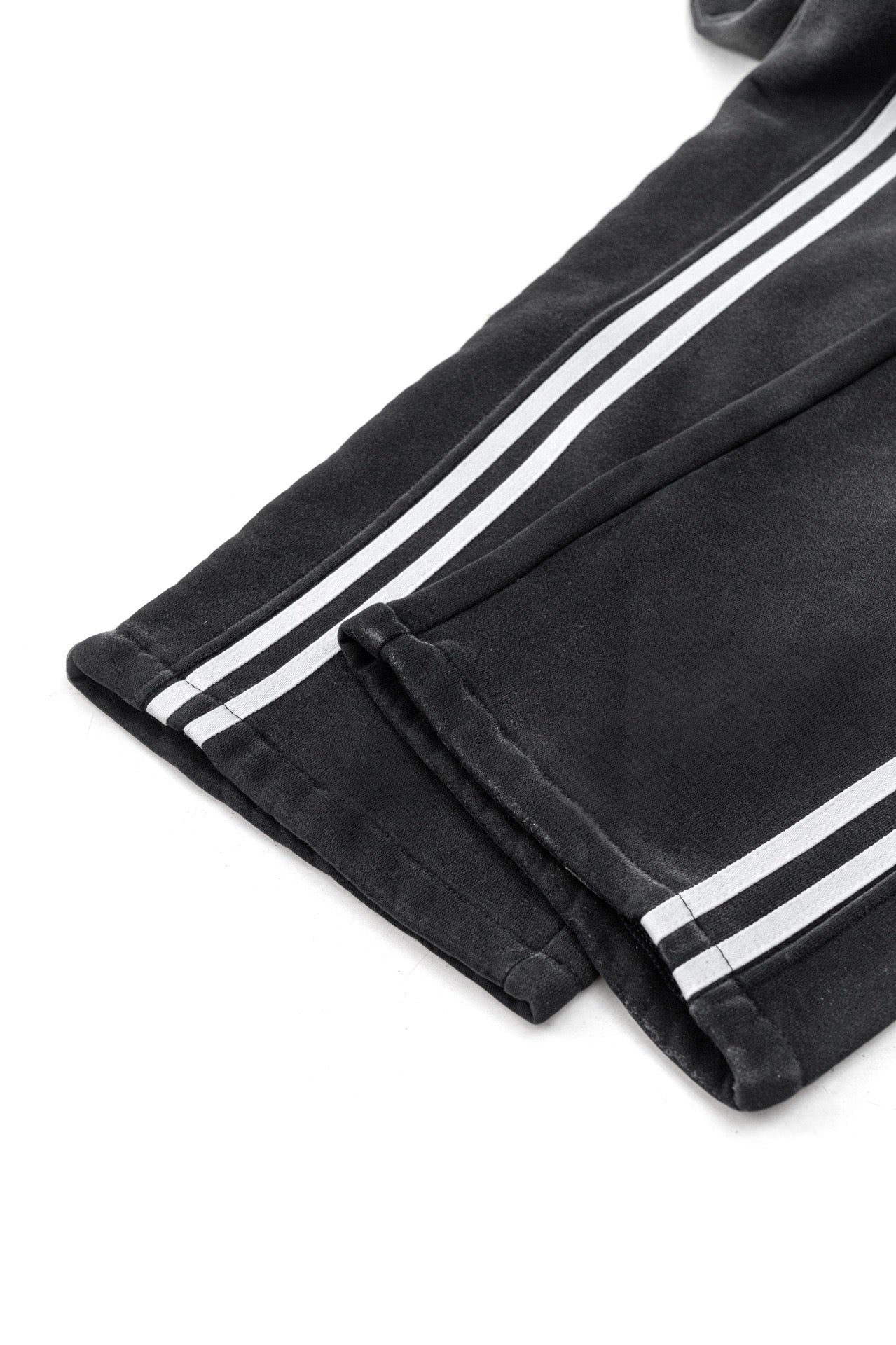 European and American High Street Spray Maliu Color Contrast Ribbon  oversize Sweatpants 108