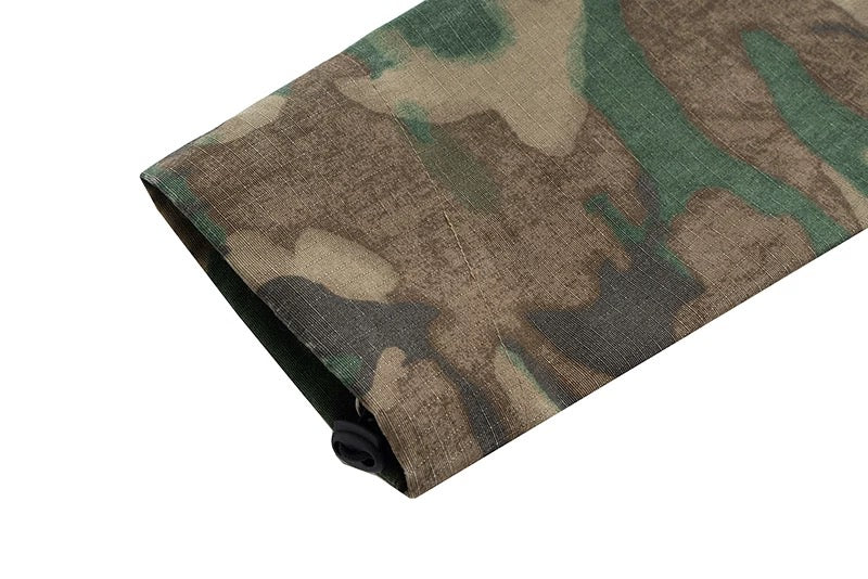 High Street American Retro Military Style Zip-Up Camouflage Hooded Windbreaker, Spring and Autumn Oversized Vibe Jacket for Men 117