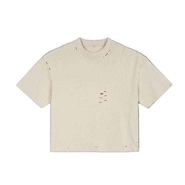Distressed Boxy Tee