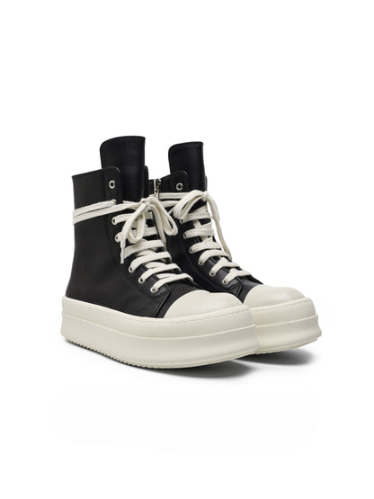 Relaxed  High-Top Zipper Shoe