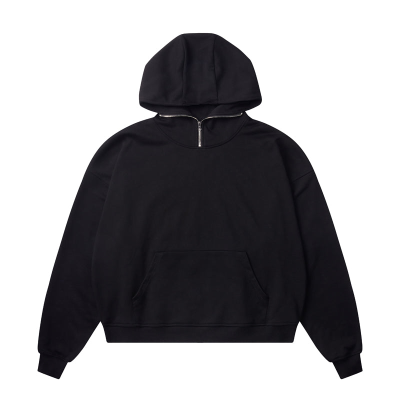 CWHAT High Street Zipper Ice Blue Washed Distressed FAR ARCHIVE Style Hoodie/Men's Base Layer 144