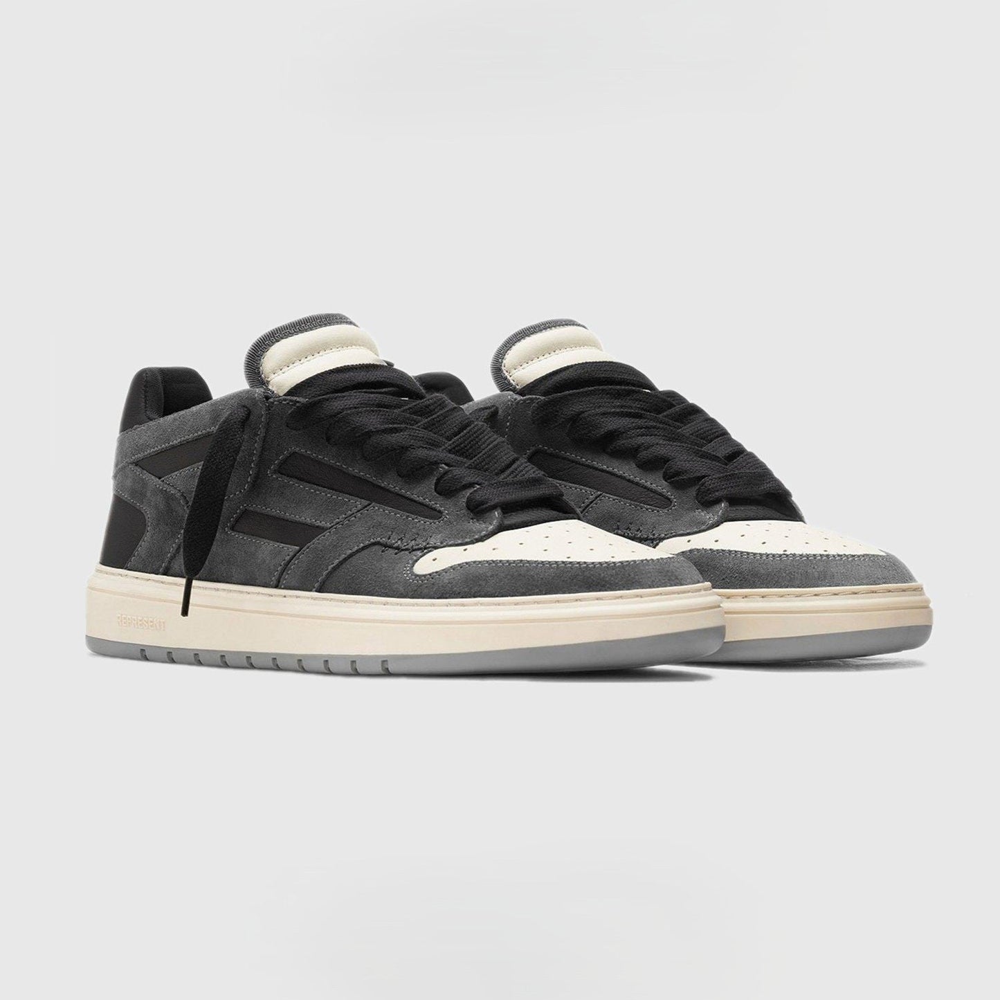 Representative Retro Low-Top Genuine Leather Sneakers