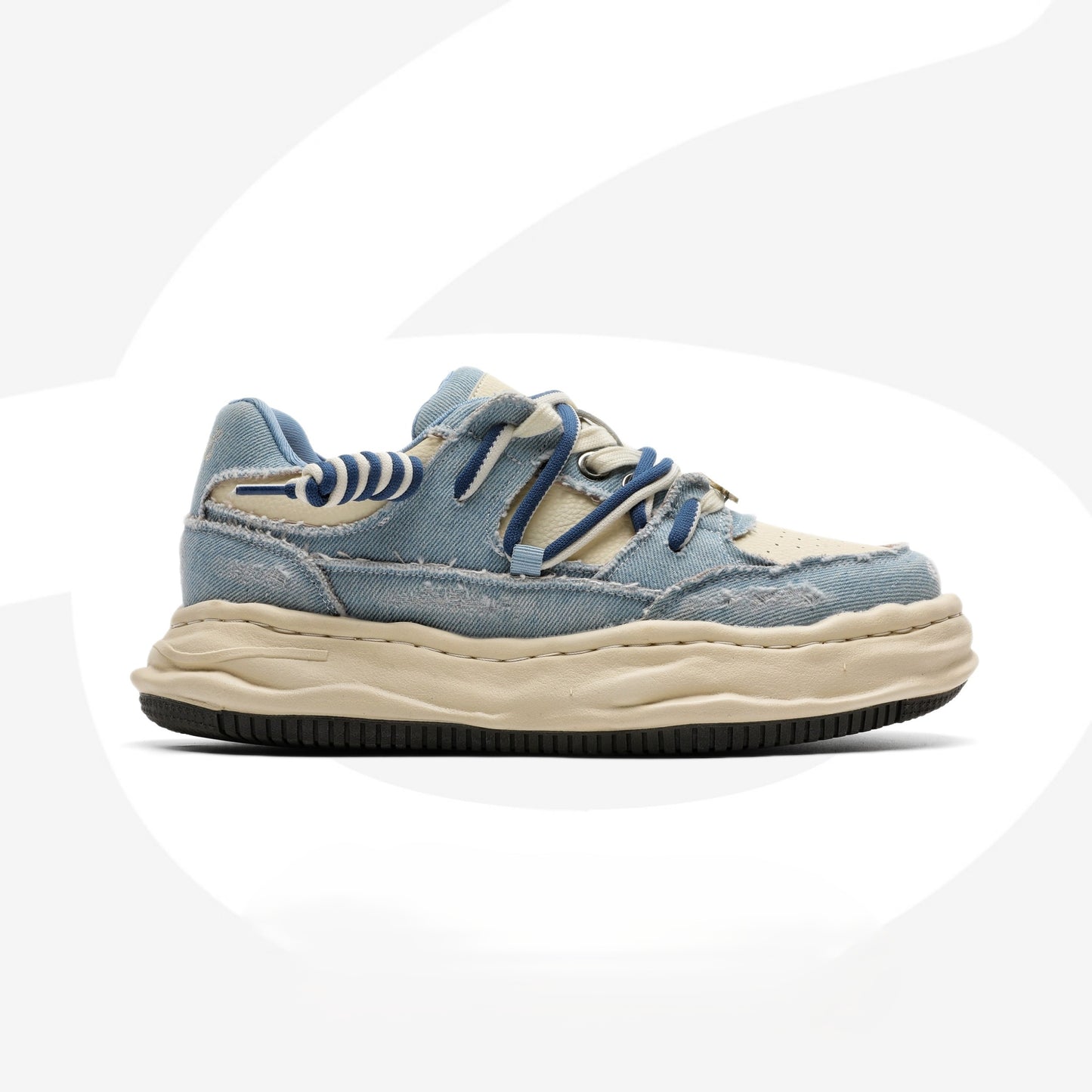 Invisible Height Increase thick-Soled Dissolving Sneakers, Red Washed