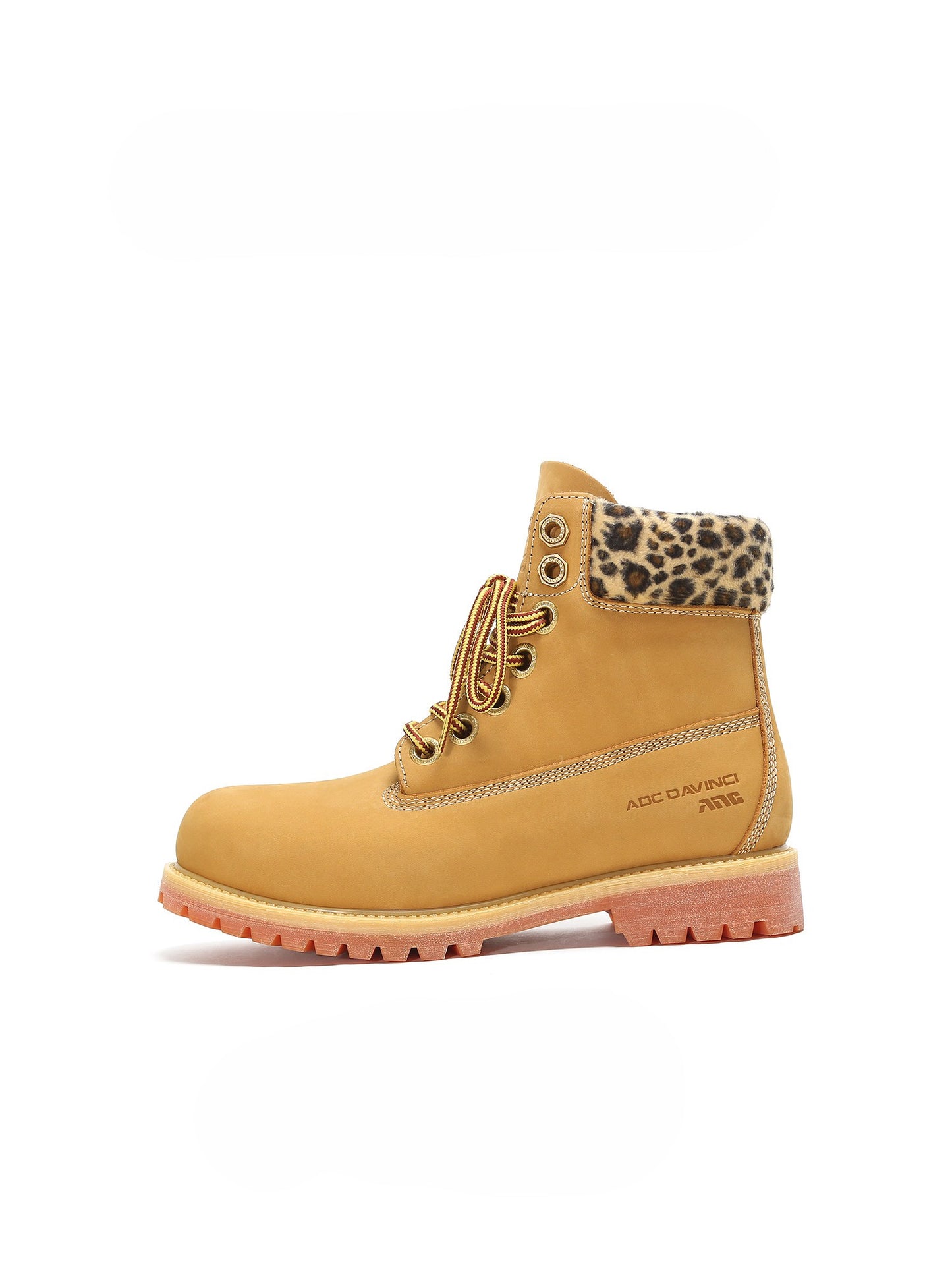 Brushed Yellow Cowhide Outdoor Boots