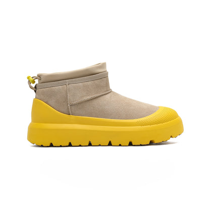 Celebrity-Style Winter Couple Snow Boots, Outdoor Non-Slip, Fleece-Lined Warm