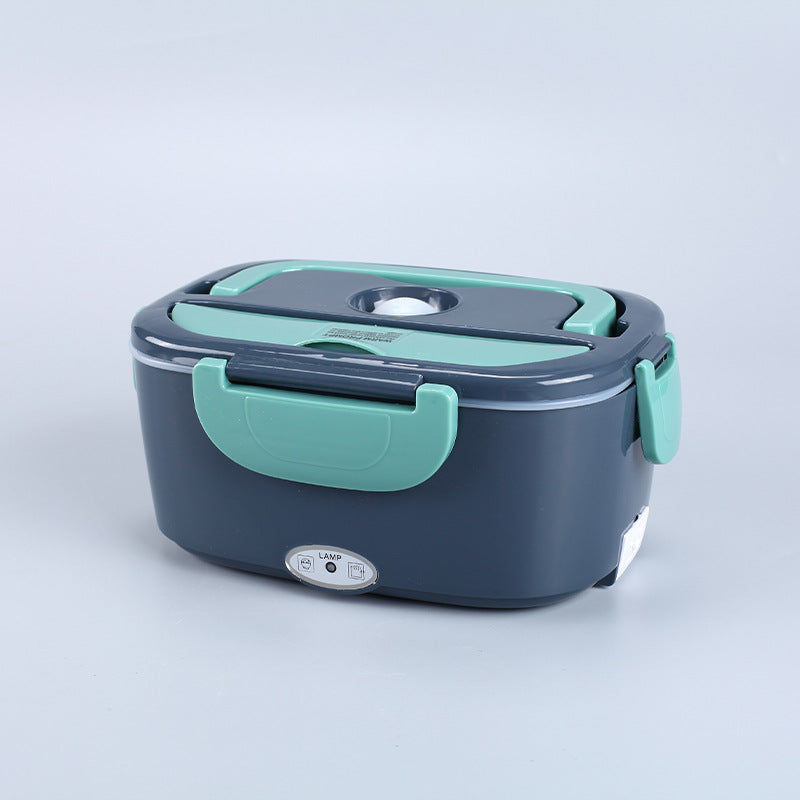 High-power, fast-heating electric lunch box, suitable for both home and car use, stainless steel multi-layer inner liner for insulation.