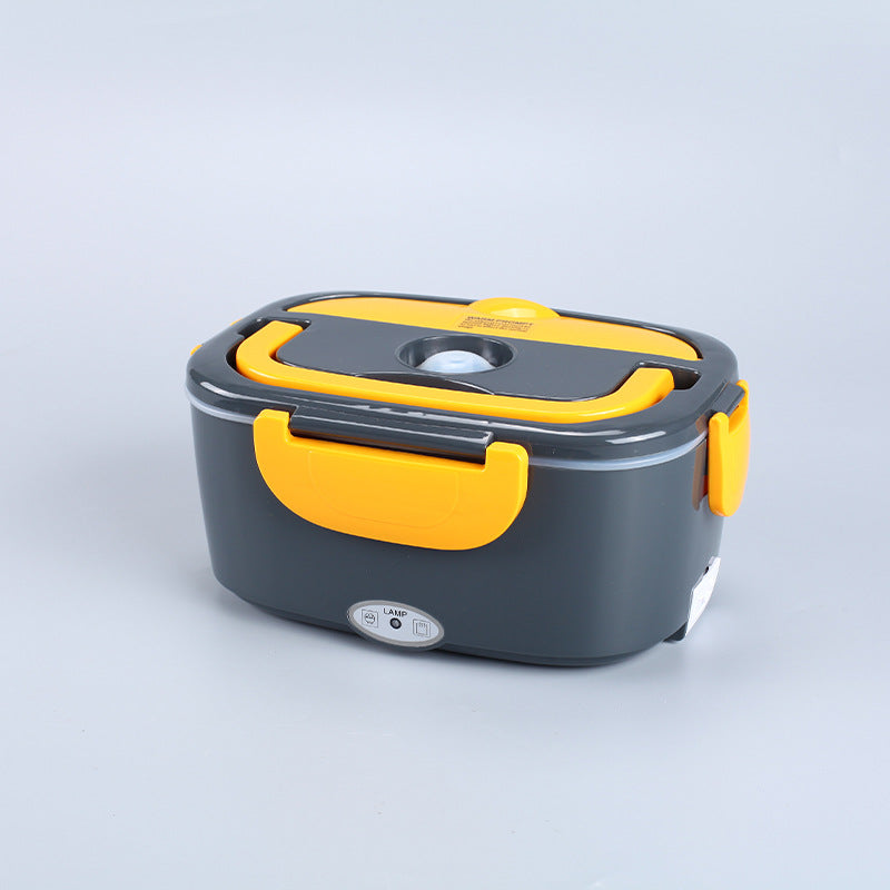 High-power, fast-heating electric lunch box, suitable for both home and car use, stainless steel multi-layer inner liner for insulation.